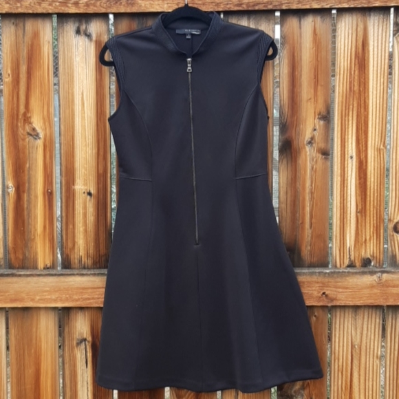 elie tahari a line dress